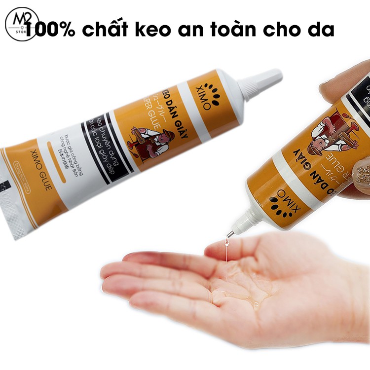 Keo Dán Giày Ximo Super Glue Trong Suốt Không Mùi Dính Siêu Chắc, Không Tổn Thương Da CLEANTOP