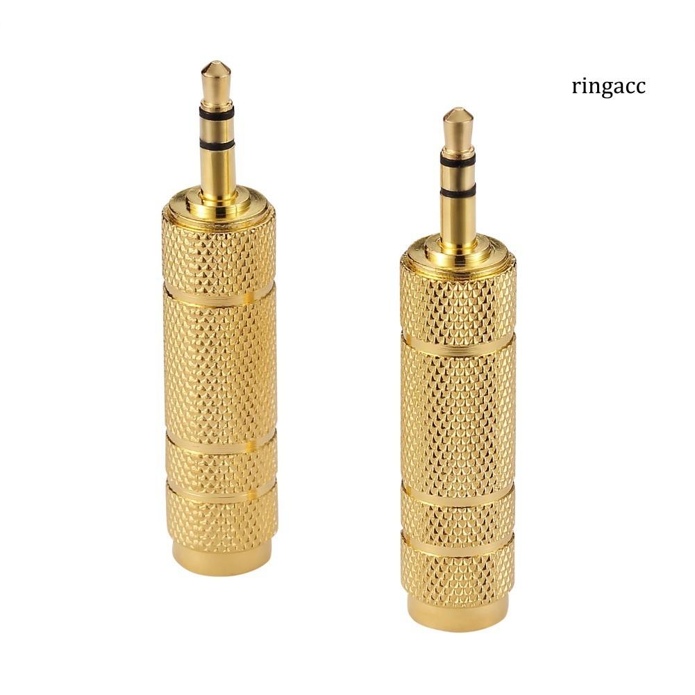 Set 4 Đầu Chuyển Đổi Âm Thanh Từ Đầu Cắm 6.5mm Sang 3.5mm Chuyên Dụng Cho Đàn Ghi Ta Điện