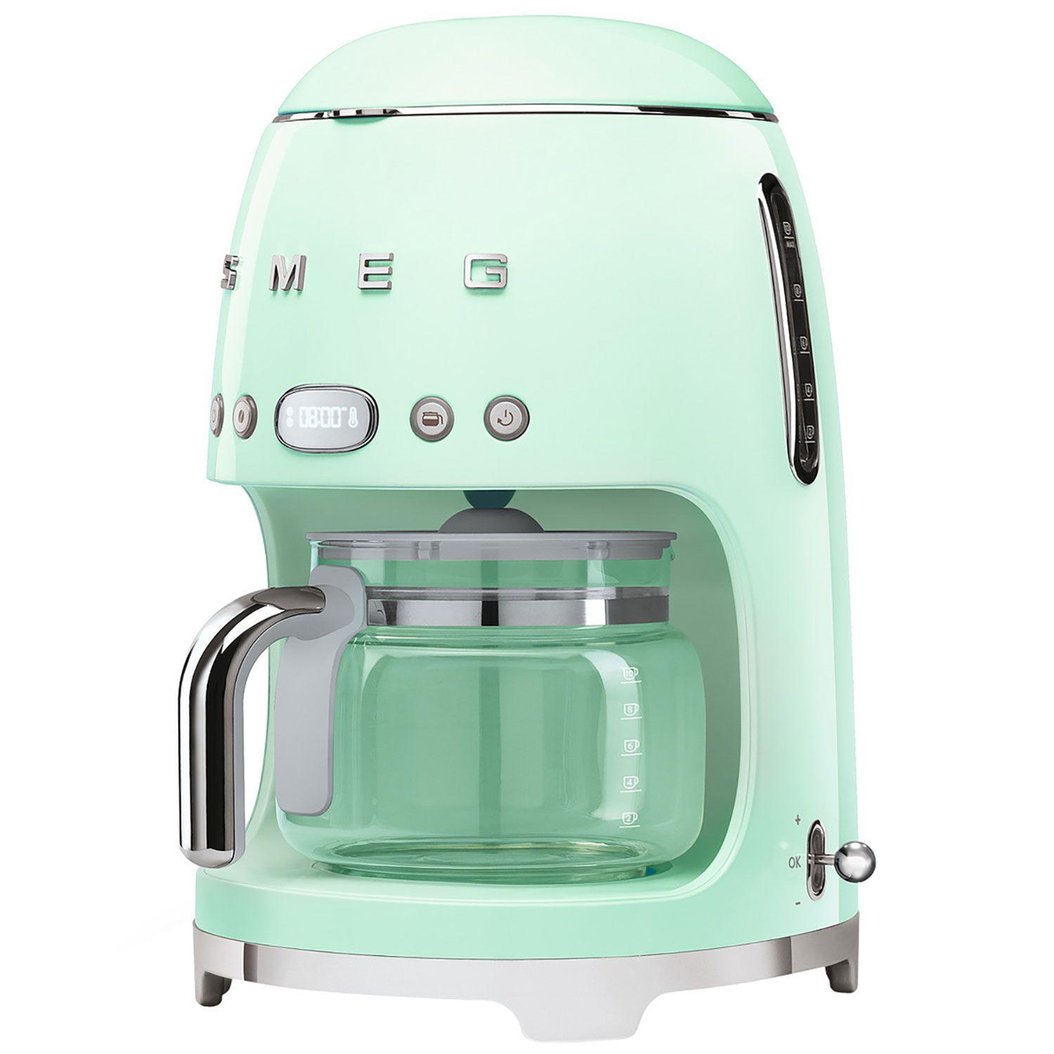 Máy Pha Cà Phê Smeg DFC02PBEU, Smeg Coffee Maker, Máy Pha Cafe, Dung Tích 1.4L, Nhiều Màu, Nhập Đức - Xanh mint