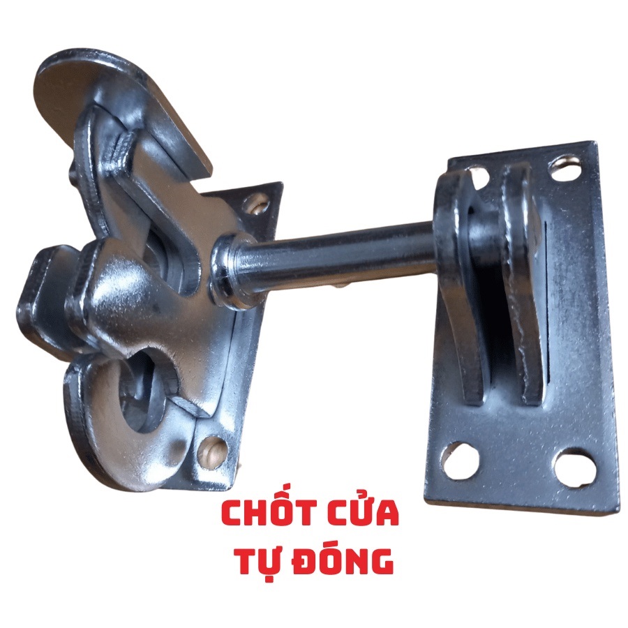 Bộ chốt cửa thông minh tự đóng cho cửa cổng , cửa nhà hàng cao câp cắt CNC loại dày tặng kèm ốc vít