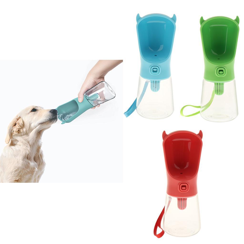Portable Pet Travel Water Bottle Dispenser Feeder Dog Cat Drinking