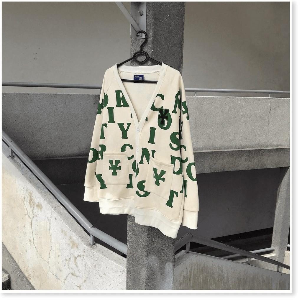 Áo khoác nỉ cardigan form chuẩn đẹp