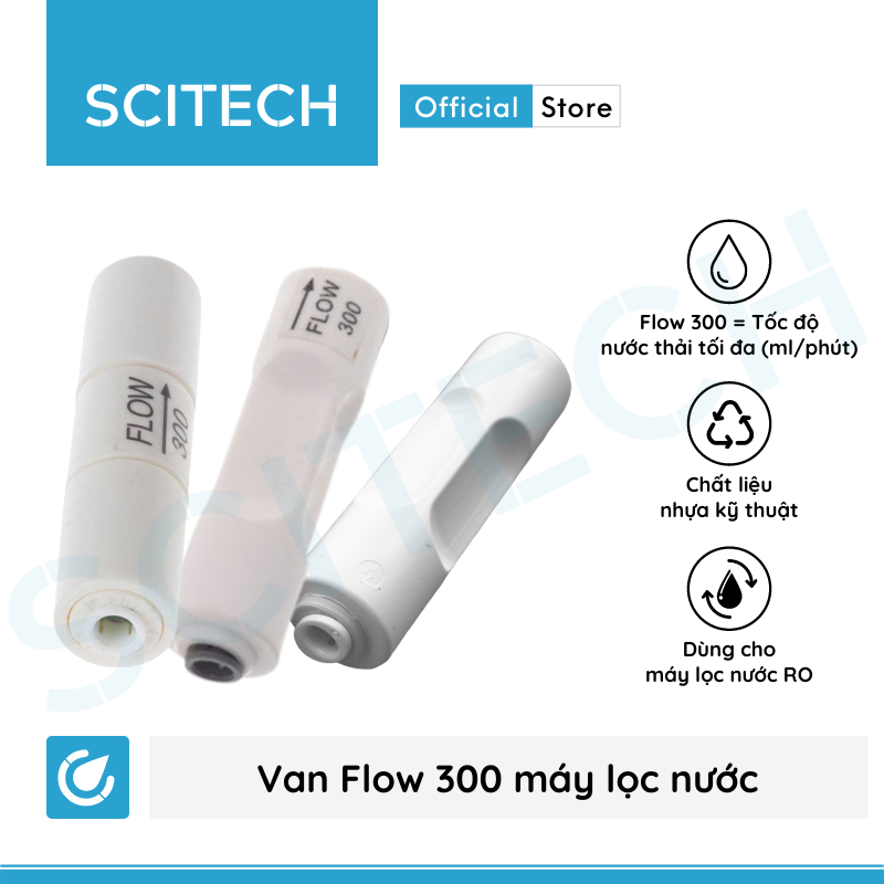 Van nước thải, van Flow máy lọc nước - Hàng chính hãng