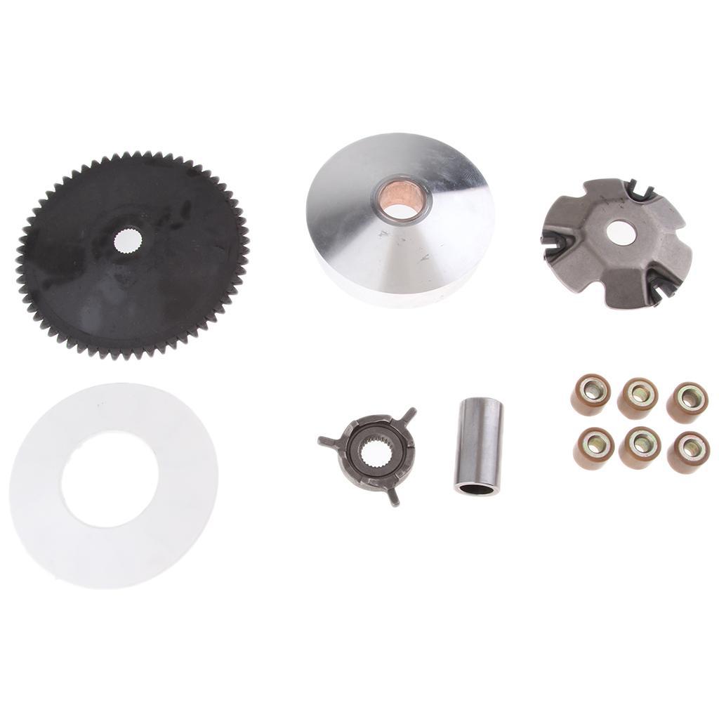 Roller Fan Clutch Variator for GY6 49 50cc Engine Scooter Moped ATV GO KART