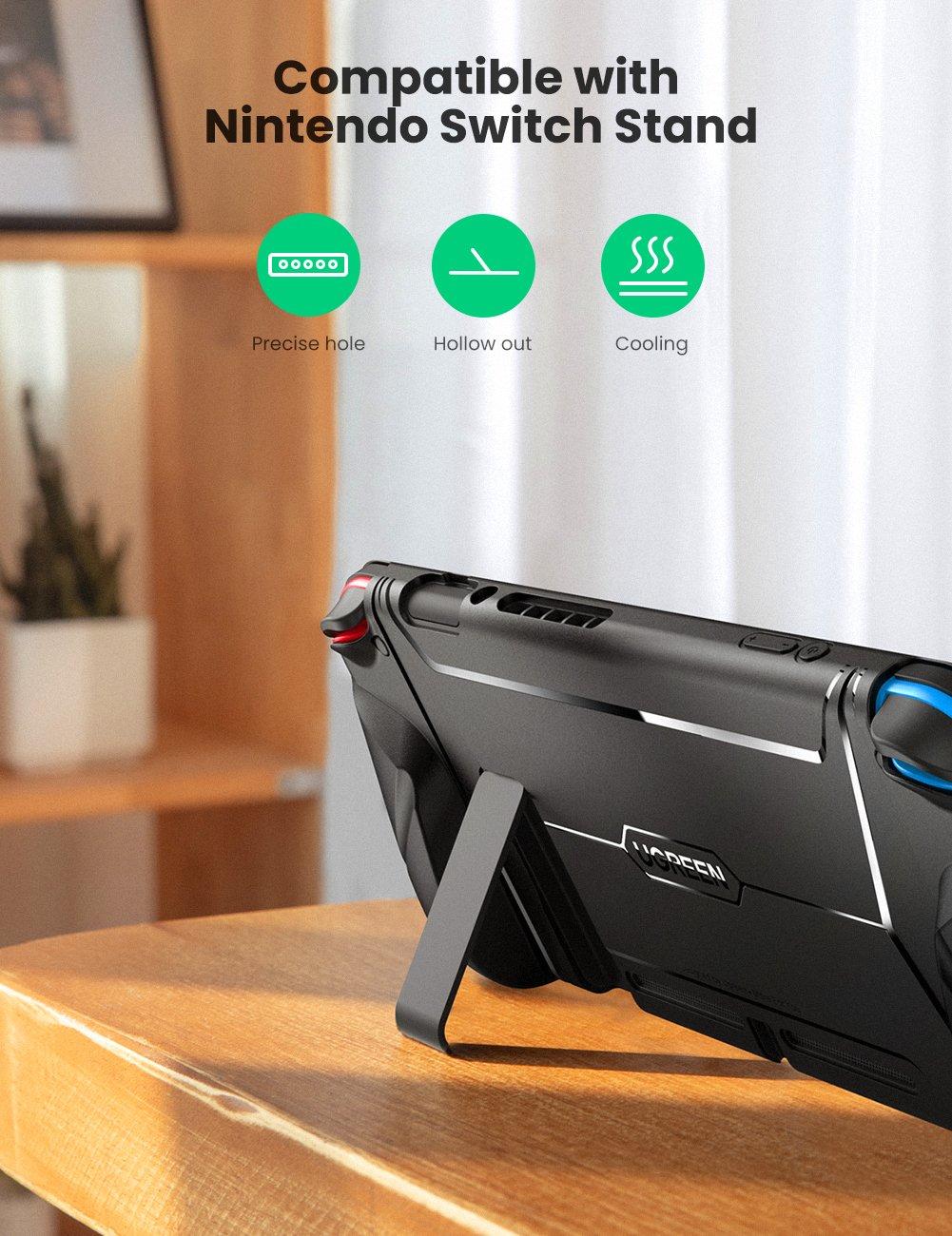 Ugreen UG70397LP260TK NINTENDO SWITCH Màu Đen Ốp lưng máy game - HÀNG CHÍNH HÃNG
