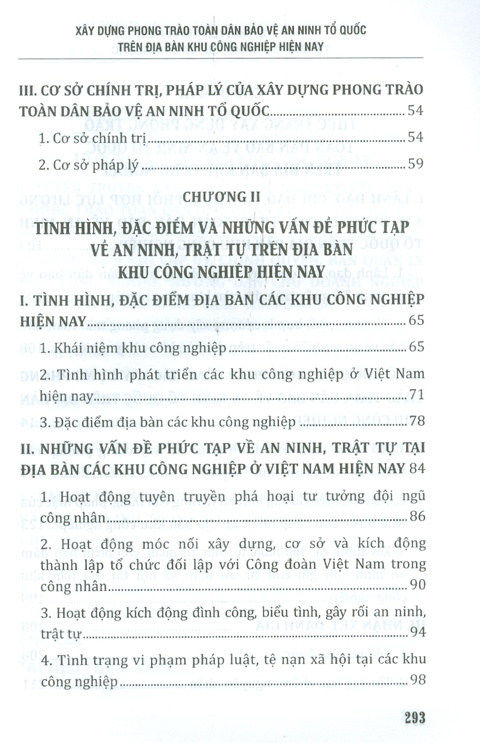 Xây Dựng Phong Trào Toàn Dân Bảo Vệ An Ninh Tổ Quốc Trên Địa Bàn Khu Công Nghiệp Hiện Nay (Sách Chuyên Khảo)