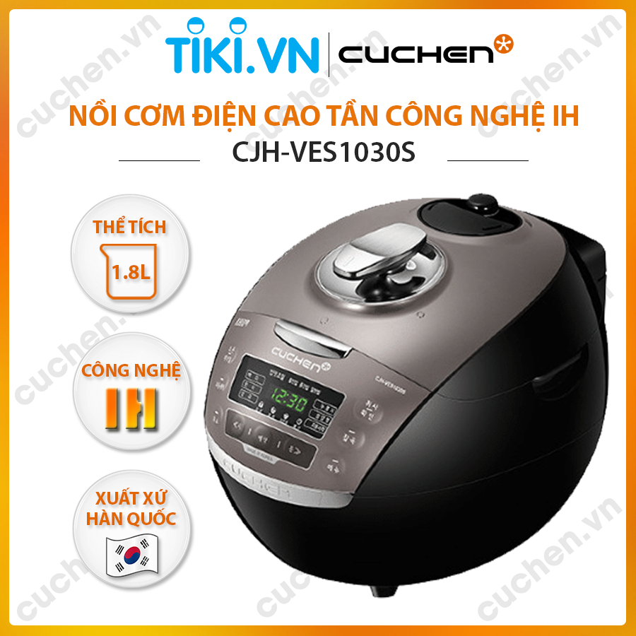 Nồi cơm điện cao tần IH Cuchen CJH-VES1030S (Nhập khẩu Chính hãng)