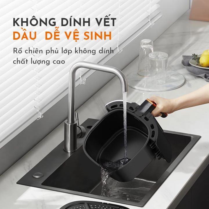 Nồi chiên không dầu GAABOR GA-M5A01 dung tích 5L công suất 1400W điều khiển cơ học - Hàng chính hãng