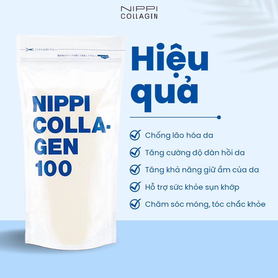 NIPPI Collagen 100 nguyên chất 100% peptide