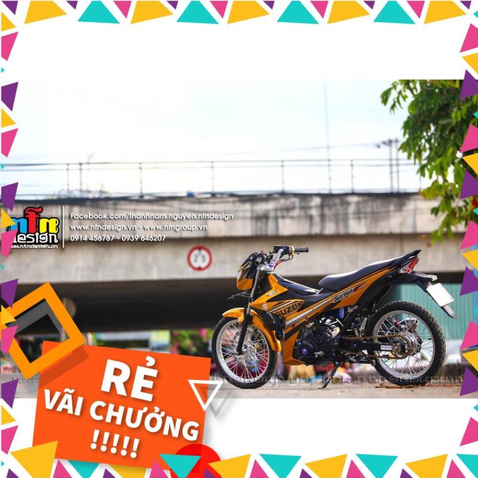 Tem Rời Raider FI Mẫu Vàng Đen