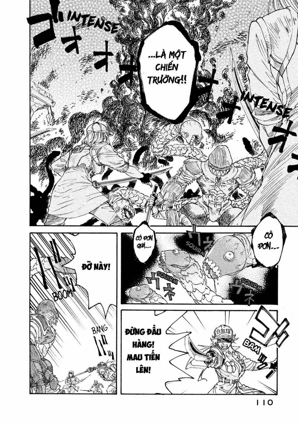 biệt đội tế bào black - hataraku saibou black chapter 4 14