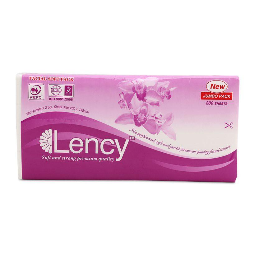 Khăn giấy lụa Lency 180 tờ ( 3 lớp )