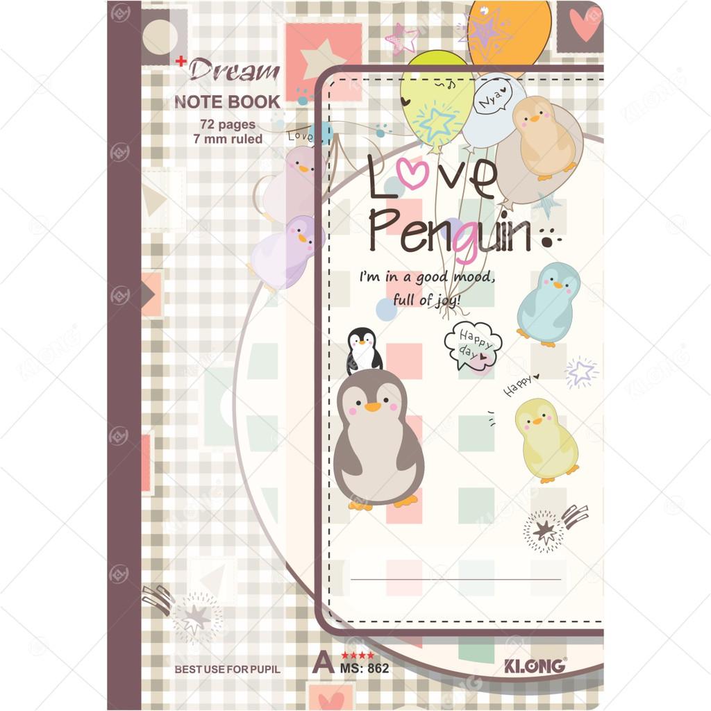 Vở kẻ ngang Dream B5 72 trang 58/92; MS: 862