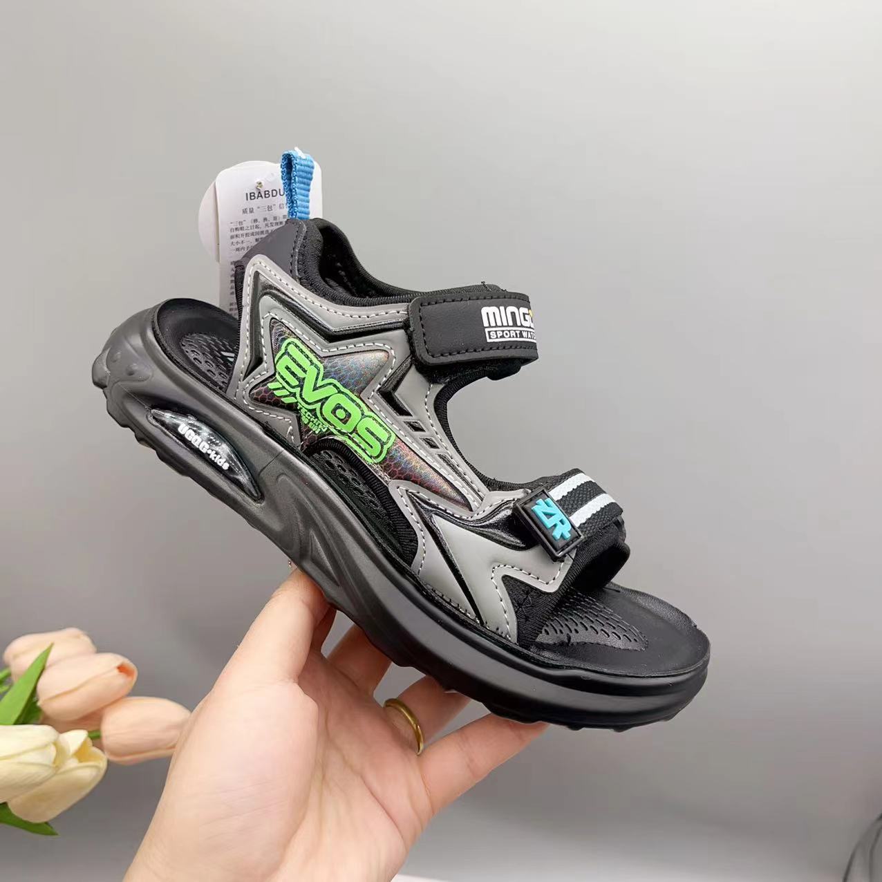 Giày Sandal quai hậu cho bé, giày thể thao siêu nhẹ, êm nhẹ chống trơn  – GSD9137