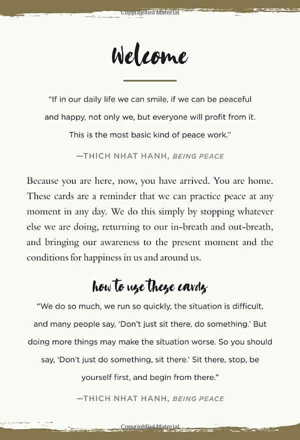 Everyday Peace Cards: 108 Mindfulness Meditations