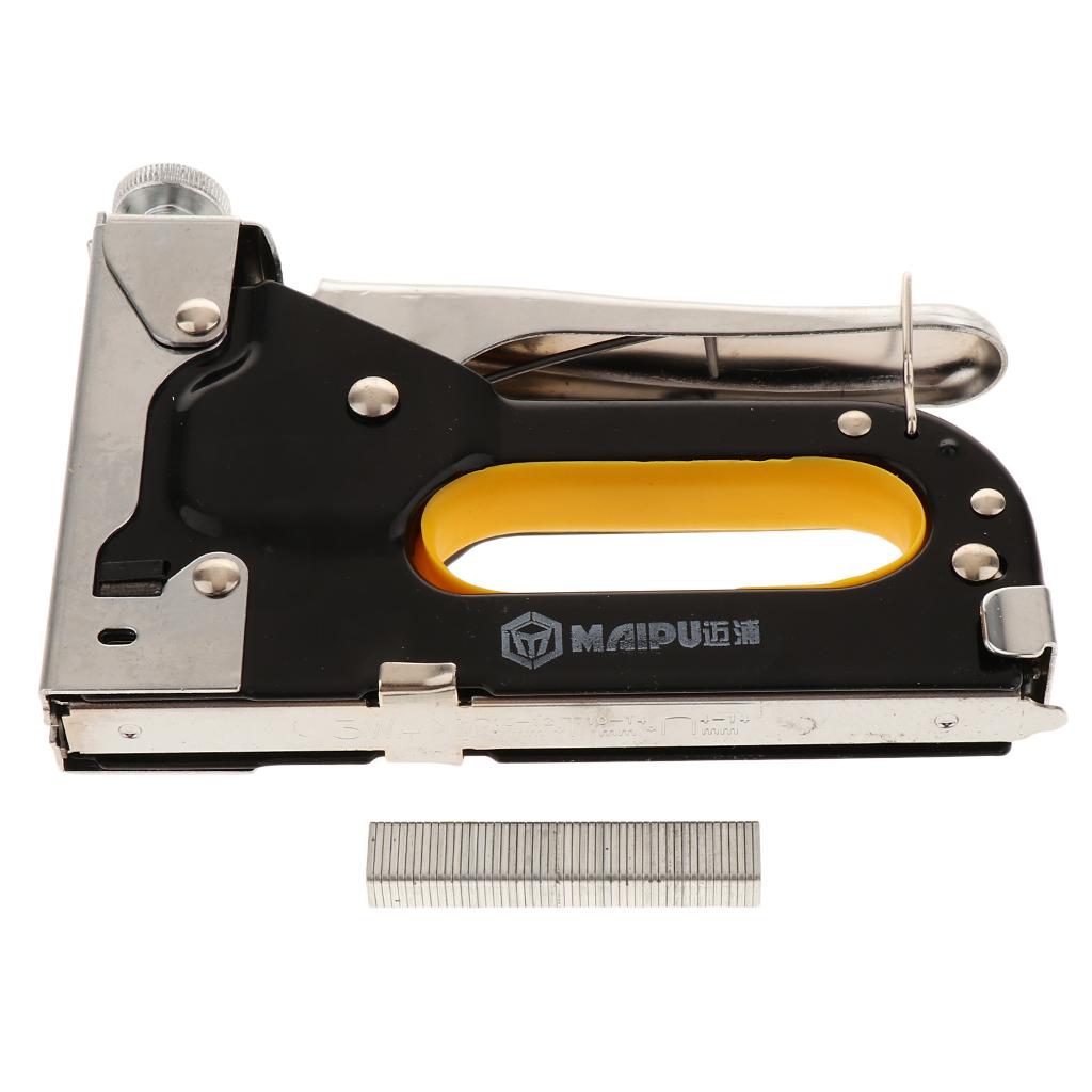 Staple Nail Gun Portable Manual Stapler Forward-Action Comfortable Grip Carbon Steel