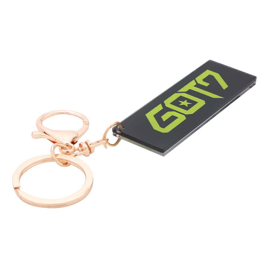 Móc Khóa Nhựa 2 Mặt Hình Ban Nhạc Got7