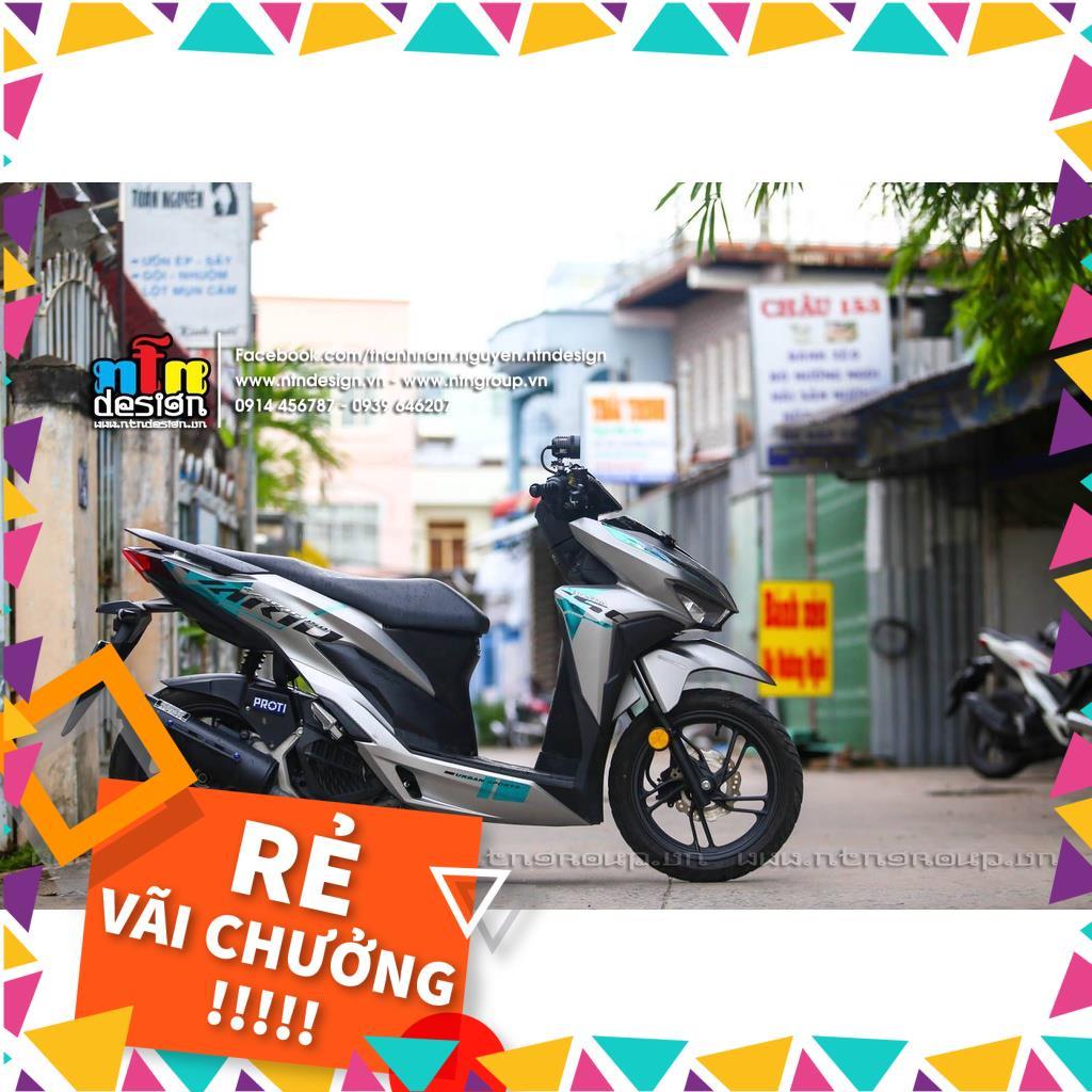 Tem Rời Vario Mẫu Malay Bạc Xanh
