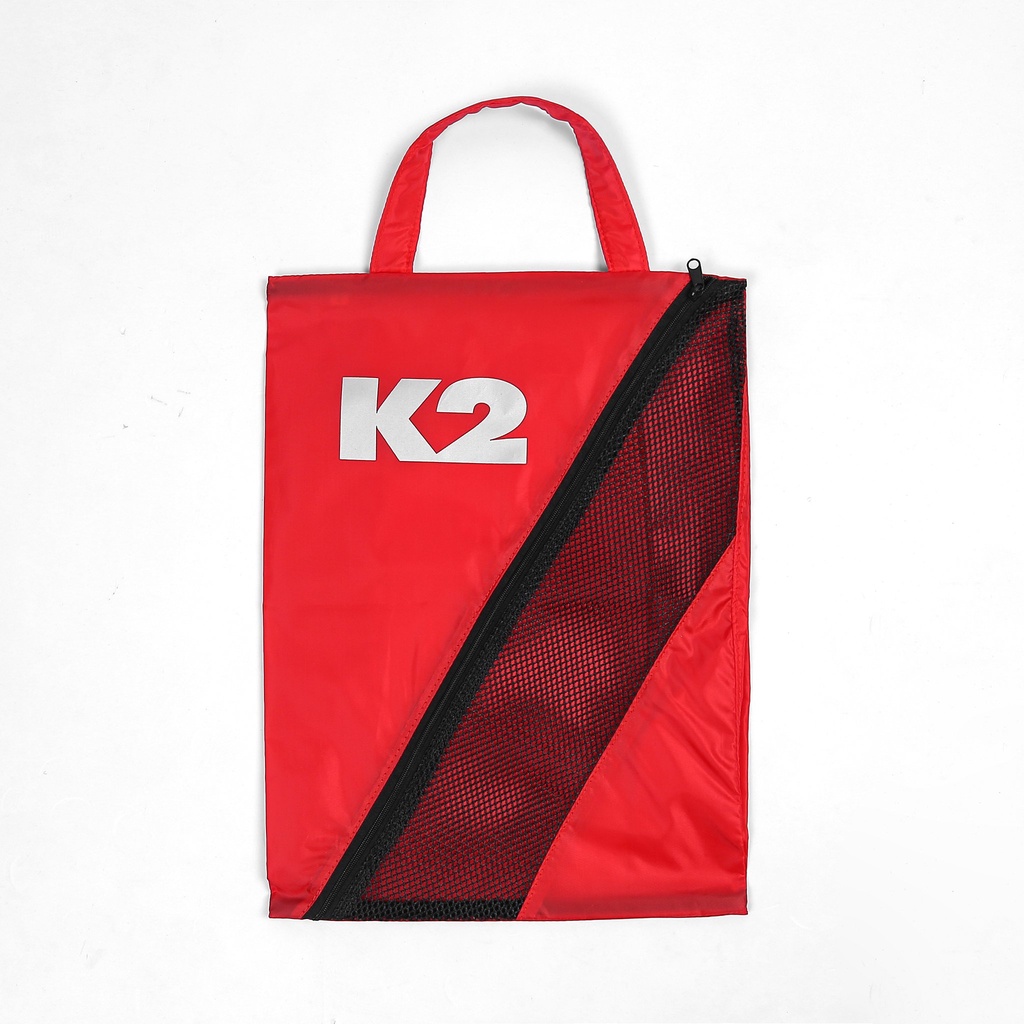 Set 2 Túi đựng giày thể thao K2 Korea - Túi để giày du lịch đá bóng đi gym màu đỏ đen ( giao màu ngẫu nhiên ) Kích thước túi GiaThanh 38x28 cm