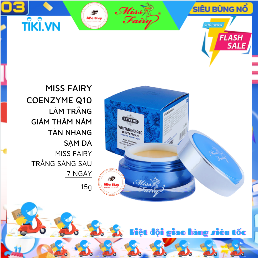 KEM MISSFAIRY COENZYME Q10 - XOÁ THÂM NÁM - TÀN NHANG