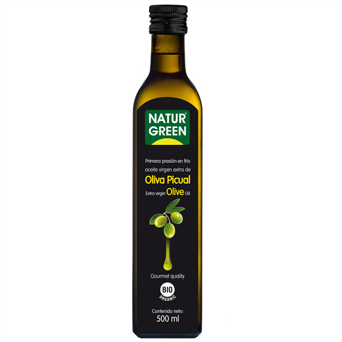 Dầu oliu ép lạnh hữu cơ Naturgreen 500ml - Organic extra virgin olive oil