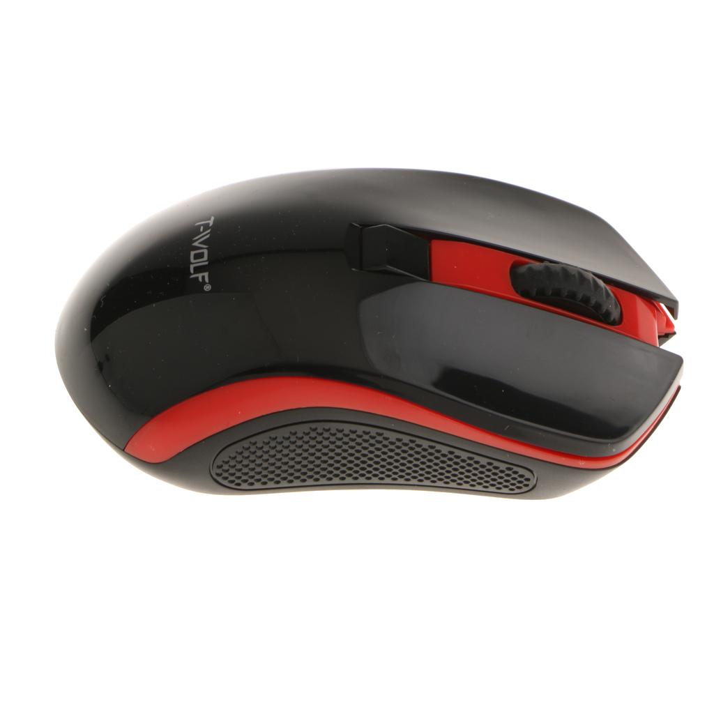 USB Wireless Adapter Mouse Cordless Optical Scroll Mouse