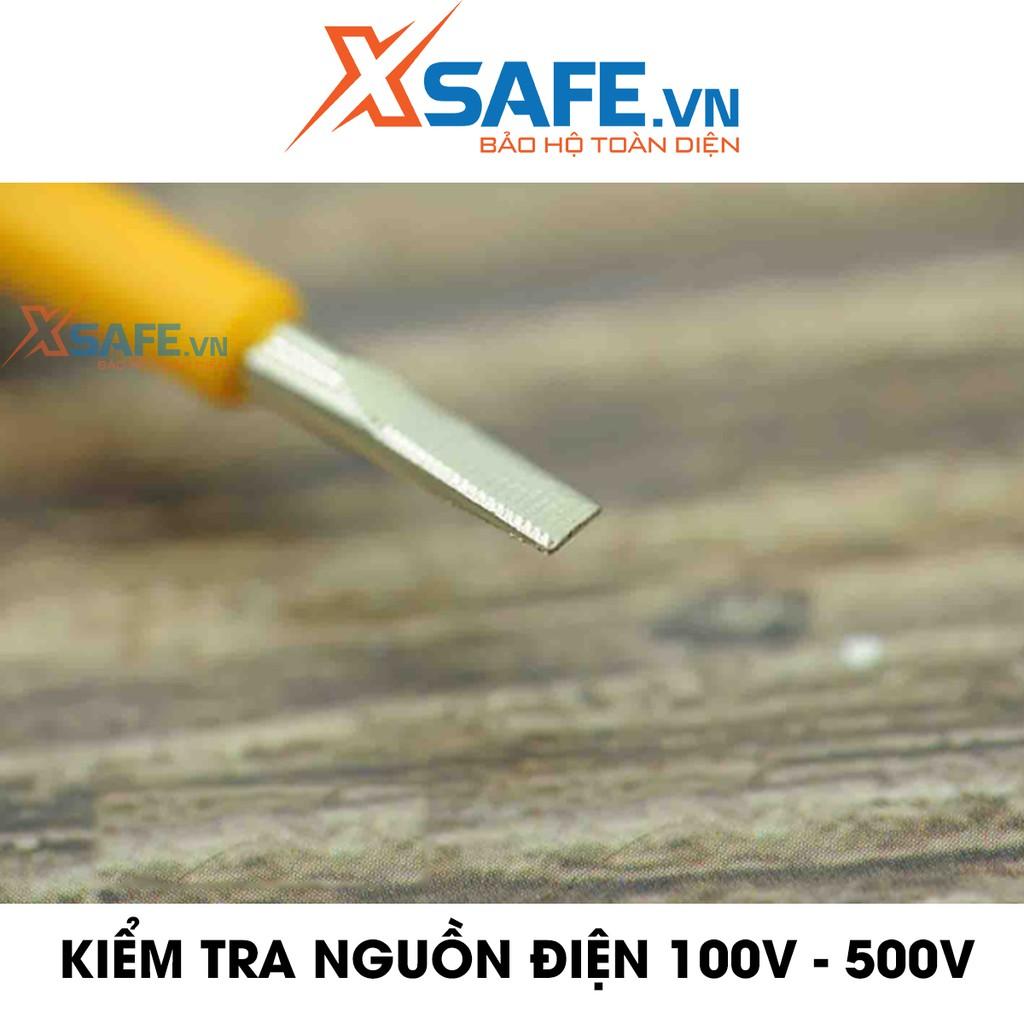 Bút thử điện có đèn INGCO 100-500V kiểu dáng gọn gàng, khả năng chịu lực, chịu nhiệt, cách điện tốt, nhựa siêu bền chắc