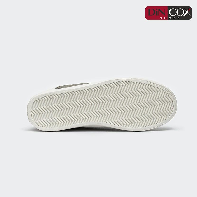 Giày Sneaker Da Nam DINCOX C13 Cách Điệu Sáng Tạo Grey/White