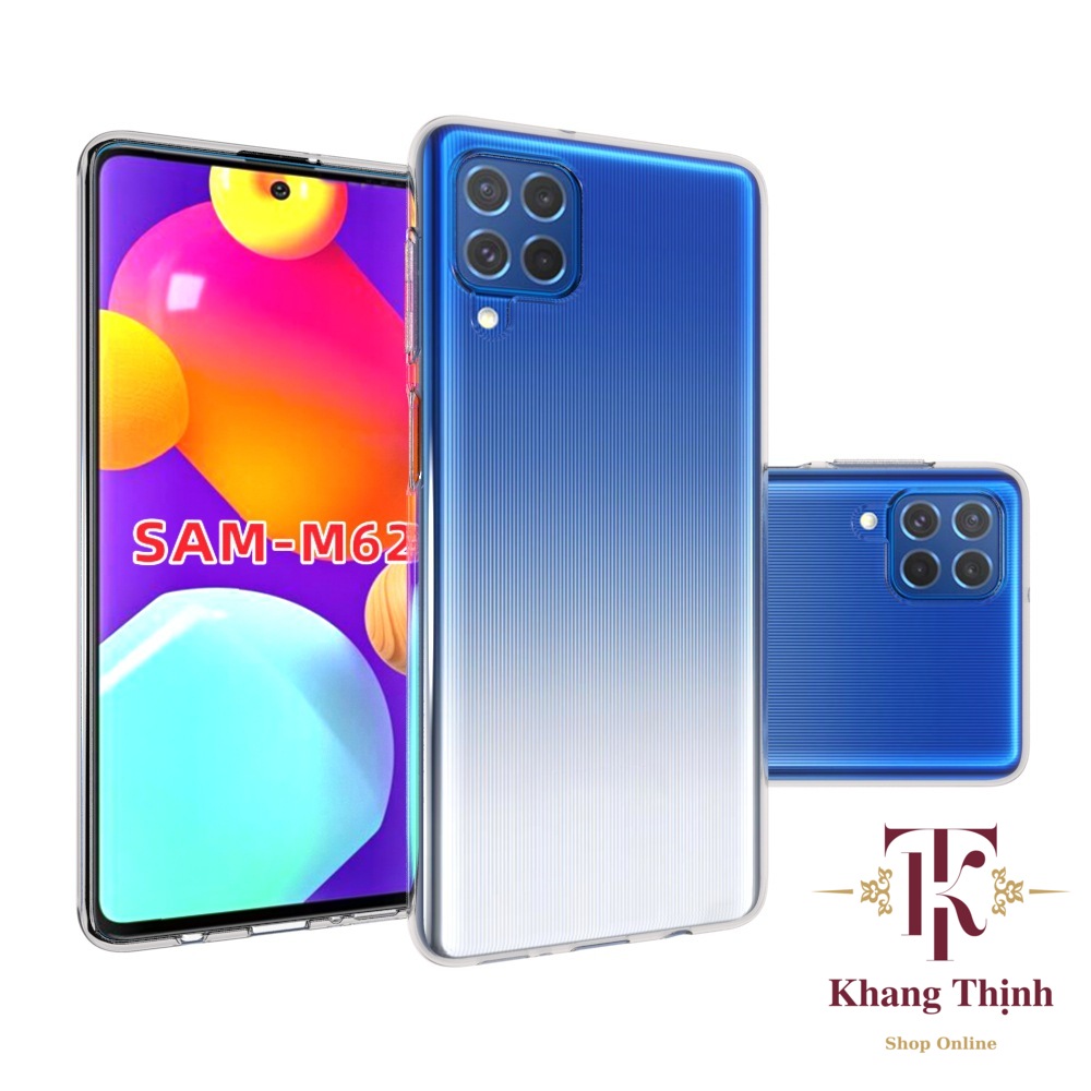 Ốp lưng dành cho Samsung Galaxy M62 silicon dẻo trong suốt cao cấp A+