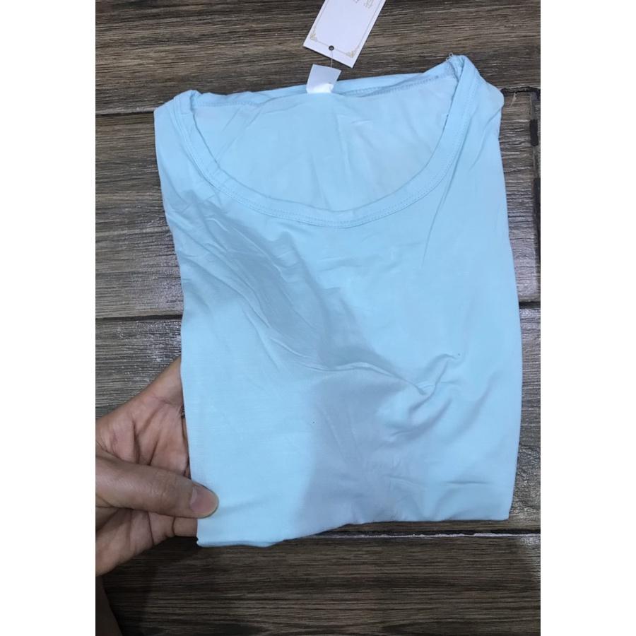 Áo thun trơn nam nữ tay lỡ freesize 12 màu