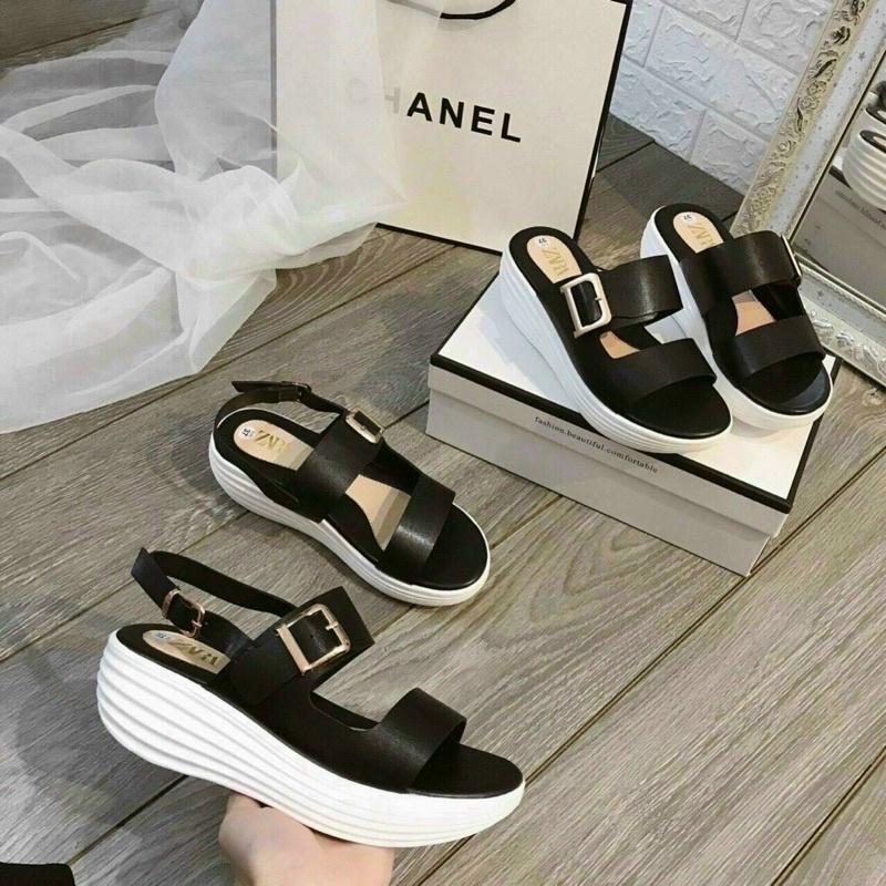 Sandal xuồng đế siêu nhẹ êm, khoá cạnh cực chất, năng động trẻ trung ️