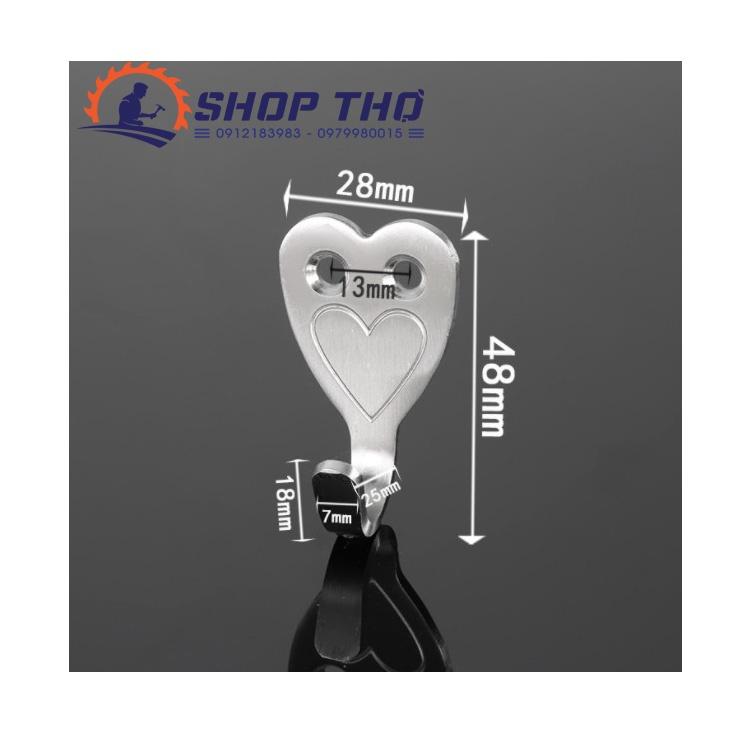 Móc treo inox 201 đơn, đôi trang trí nội thất