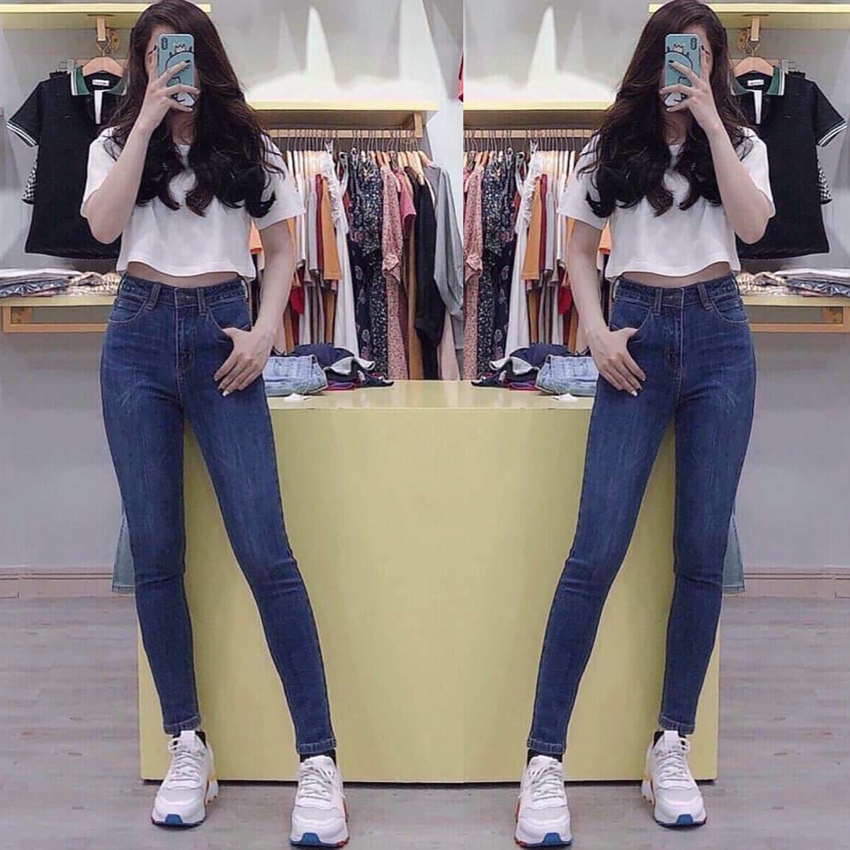 Quần Jeans Nữ Ôm Dáng