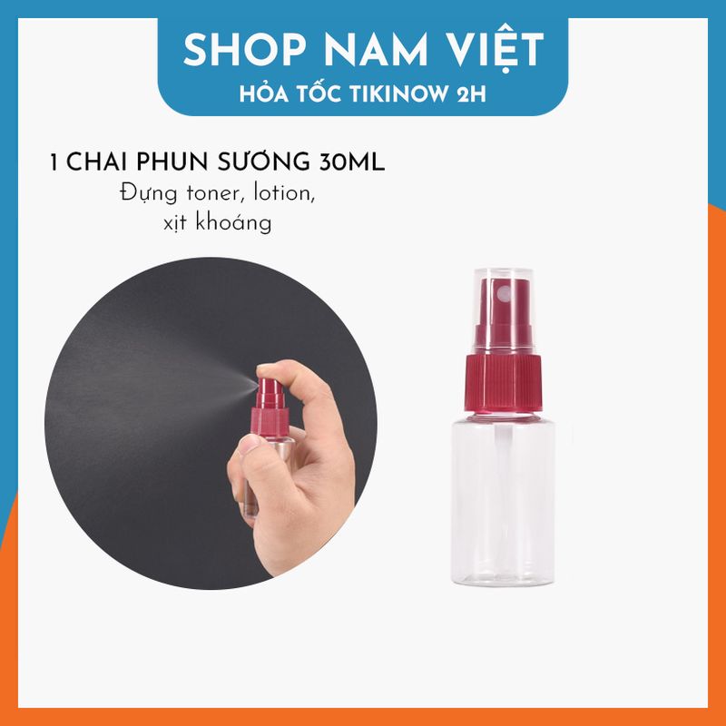 Bộ Chiết Mỹ Phẩm Du Lịch 5 Món Kèm Túi Đựng