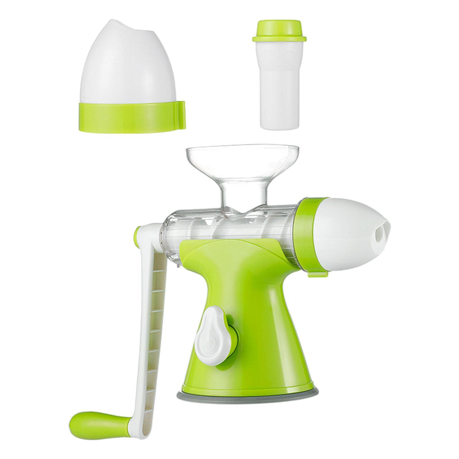 Manual Juicer Hand Cranked Juice Extractor Portable Easy to Clean Stable Multifunctional Cold Press Grinding Juicer Machine