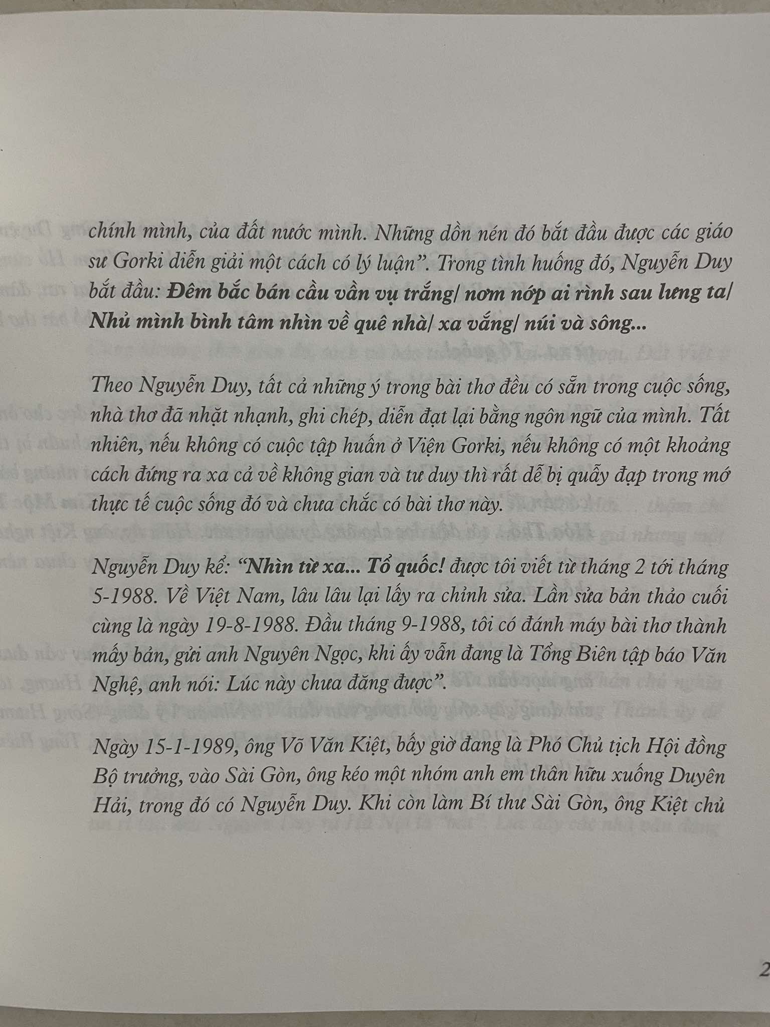NHÌN TỪ XA.... TỔ QUỐC! (NGUYỄN DUY)