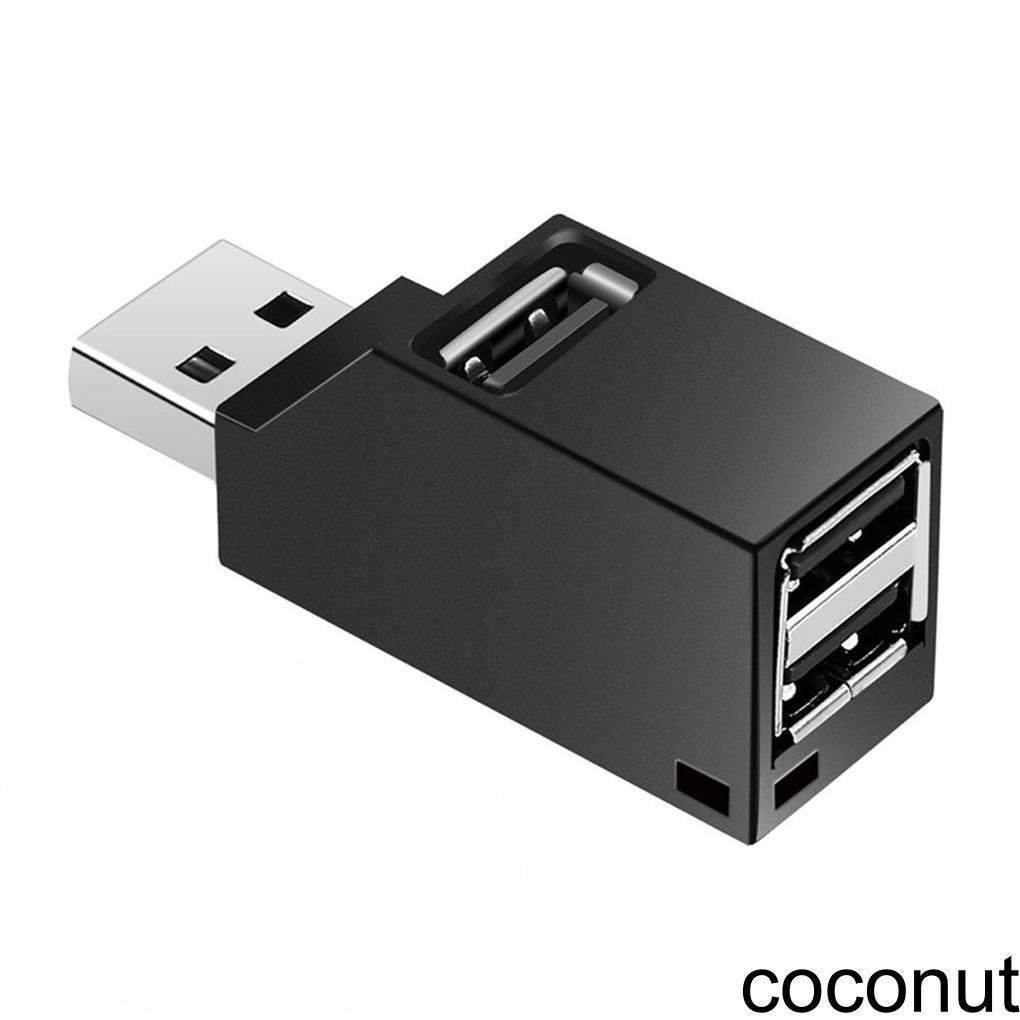 Mini Three Port USB 2 0/3 0 HUB High-speed USB Extension Line Splitter 480MS Adapter Plug Play