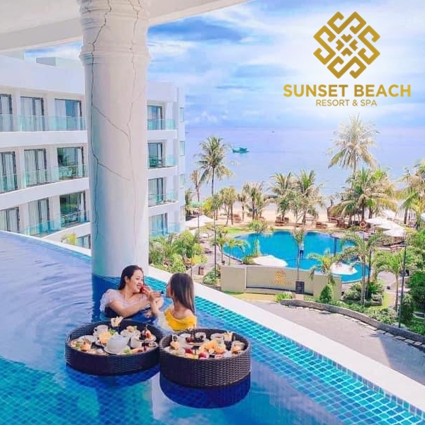 Sunset Beach Resort & Spa 4* Phú Quốc - Buffet Sáng, 02 Hồ Bơi Vô Cực, Bãi Biển Riêng, Đón Tiễn Sân Bay, Bar Ngắm Hoàng Hôn Cực Đẹp, Ngay Trung Tâm Dương Đông