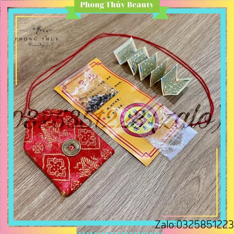 Túi Phước Lành Chiêu Hút Tài Lộc Của Cải Cầu Bình An May Mắn Để Túi Sách, Ví Mang Theo Người Hoặc Để Tủ Đồ