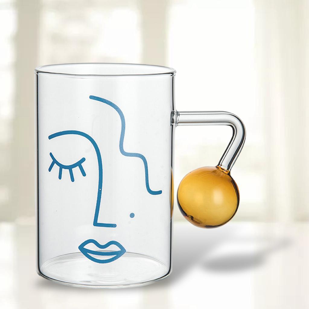 270/400ml Solid Glass Cups Tea Cup Coffee Mug   Cups Tall