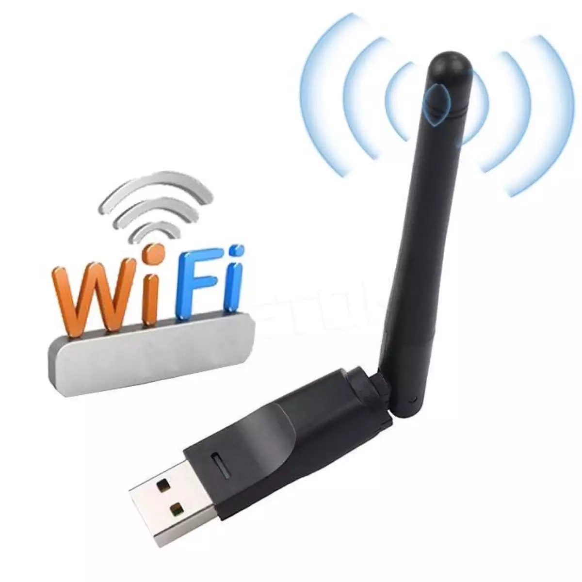 USB Thu Wifi Chuẩn N Tốc Độ Cao 150Mbps Tăng Khả Phạm Vi Thu Phát Sóng Wifi Cho Máy Tính Xách Tay, Máy Tính Để Bàn, Thiết Bị Thu Nhận Ngoại Vi 