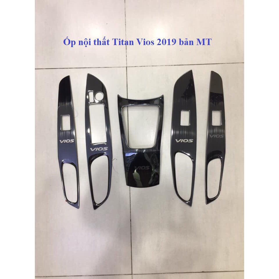 Ốp trang trí nội thất TOYOTA VIOS 2019-2020-2021 số sàn bộ 5 chi tiết