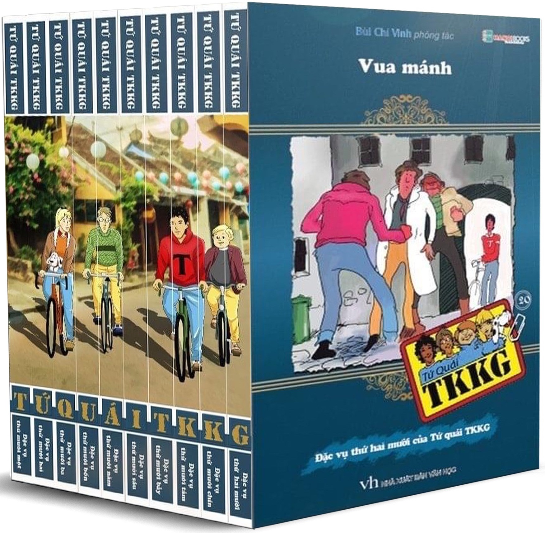 Combo Tứ quái TKKG - Tập 11 - 20 - Tặng 1 postcard Tứ quái ở Việt Nam