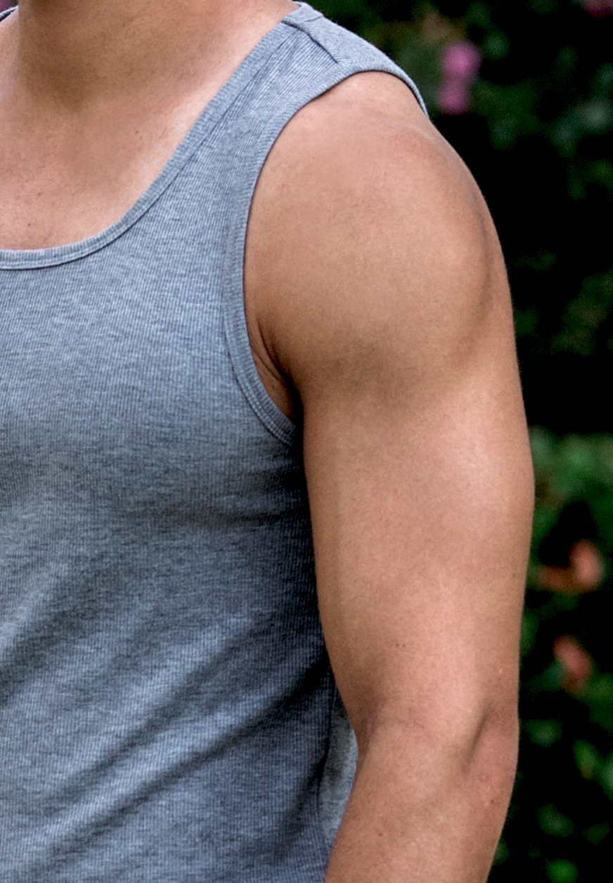 Áo thun gân 3 lỗ, áo tank top, áo nam tập gym chất cotton thương hiệu Fezzio