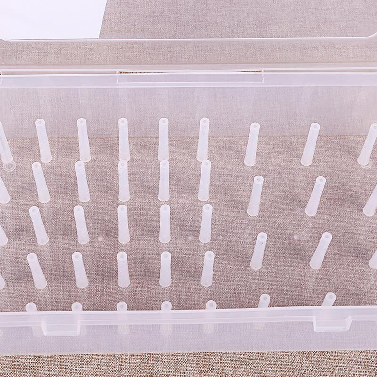 2pcs Embroidery Floss Thread Storage Organizer Box Sewing Thread Bobbins Holder