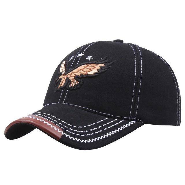 New 3D Eagle Embroidery Baseball Cap for Women Male Cap Hip Hop Flat Snapback Hats Men Baseball Hat