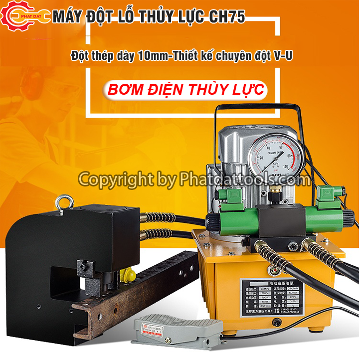 Máy Đột Lỗ Thủy Lực PADA CH75B