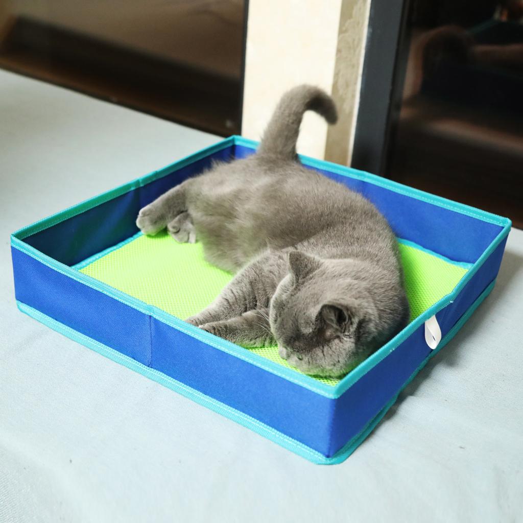 Folding Litter Box Cat Outdoor Collapsible Litter Box Cat Litter Pan S
