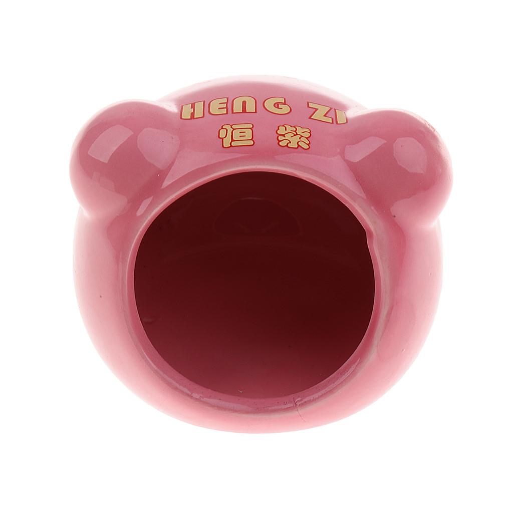 Ceramic Hamster Bird Squirrel Summer Cooling Bed Pet Toy House Nest