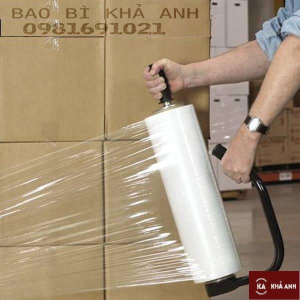 Màng chít PE , Màng quấn Pe 30cm bọc quấn hàng, vali, Pallet - 3 TẤC nặng 1.5kg